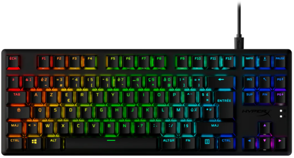 Clavier Mécanique Gaming HyperX Alloy Origins Core PBT - AZERTY (639N7AA) – Image 5
