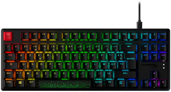 Clavier Mécanique Gaming HyperX Alloy Origins Core PBT - AZERTY (639N7AA)