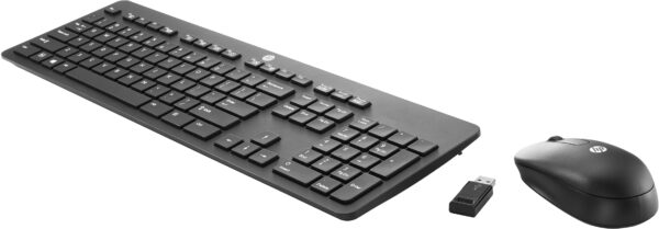 Clavier plat AZERTY et souris sans fil HP (T6L04AA) – Image 2