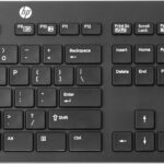 Clavier plat AZERTY et souris sans fil HP (T6L04AA)