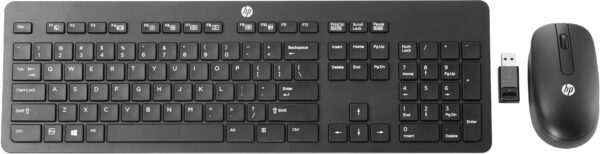 Clavier plat AZERTY et souris sans fil HP (T6L04AA)