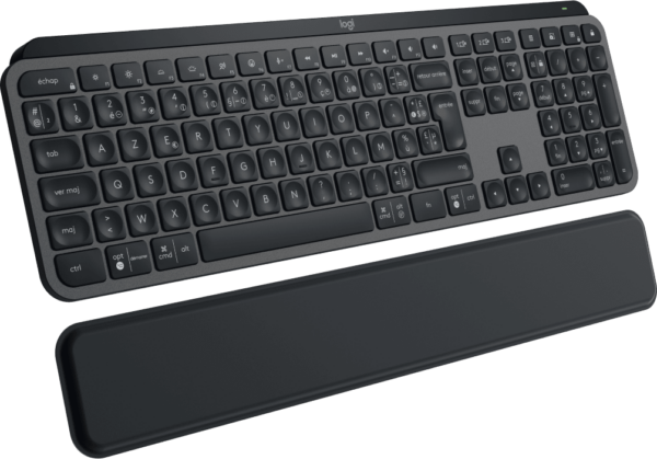 Clavier sans fil Logitech MX Keys Plus avec repose-poignets - AZERTY (920-009406) – Image 2