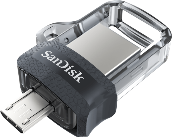 Clé USB SanDisk Ultra m3.0 double connectique micro-USB et USB 3.0 - 64 Go (SDDD3-064G-G46) – Image 2