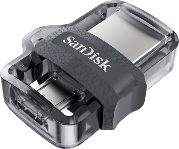 Clé USB SanDisk Ultra m3.0 double connectique micro-USB et USB 3.0 - 64 Go (SDDD3-064G-G46) – Image 3