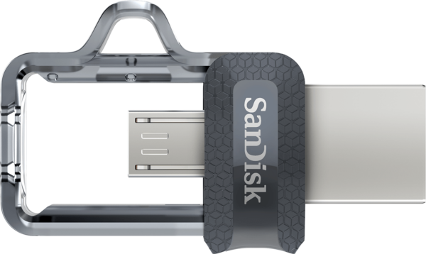 Clé USB SanDisk Ultra m3.0 double connectique micro-USB et USB 3.0 - 64 Go (SDDD3-064G-G46) – Image 5