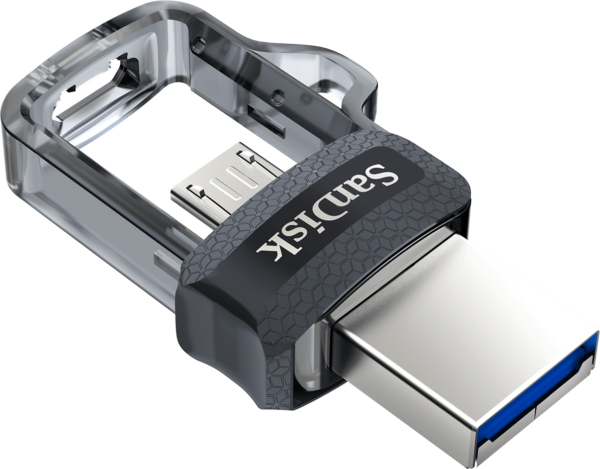 Clé USB SanDisk Ultra m3.0 double connectique micro-USB et USB 3.0 - 64 Go (SDDD3-064G-G46) – Image 6