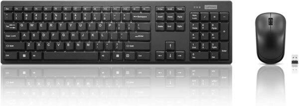 Combiné Lenovo 100 Clavier et Souris sans fil - Français (4X31N94477) – Image 4