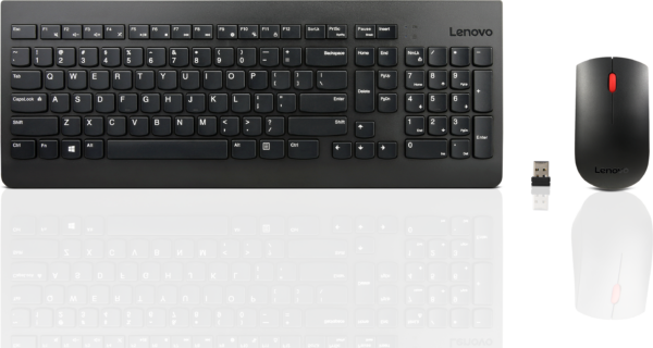 Combiné Lenovo Essential Clavier et Souris sans fil - Français (4X30M39469) – Image 2