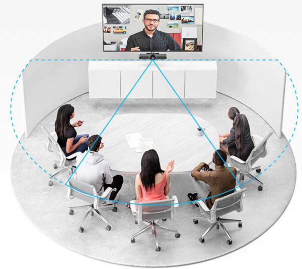 ConferenceCam Tout-en-un Logitech MeetUp pour petites salles de conférence (960-001102) – Image 6