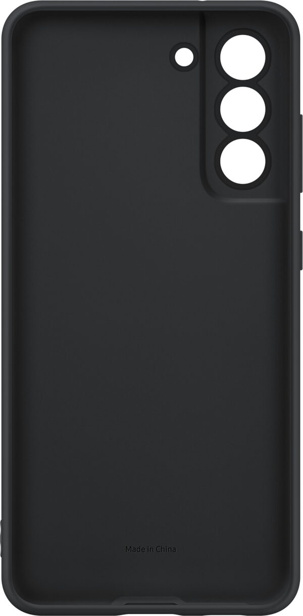 Coque Samsung en silicone Galaxy S21 FE Noir (EF-PG990TBEGWW) – Image 3