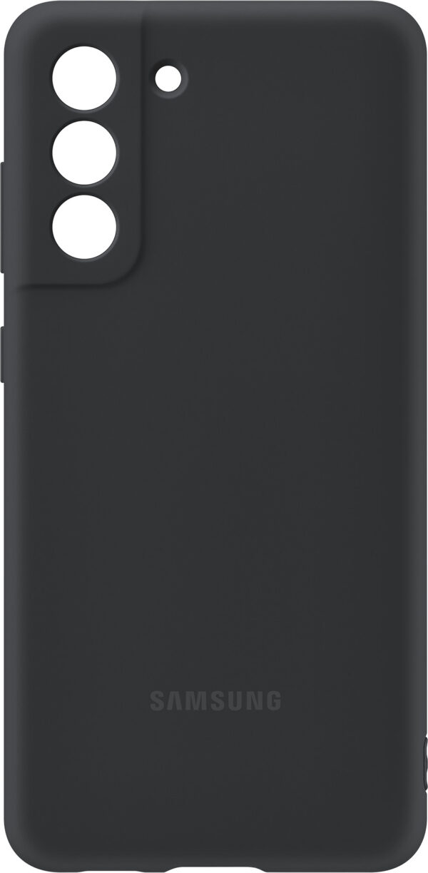 Coque Samsung en silicone Galaxy S21 FE Noir (EF-PG990TBEGWW) – Image 4