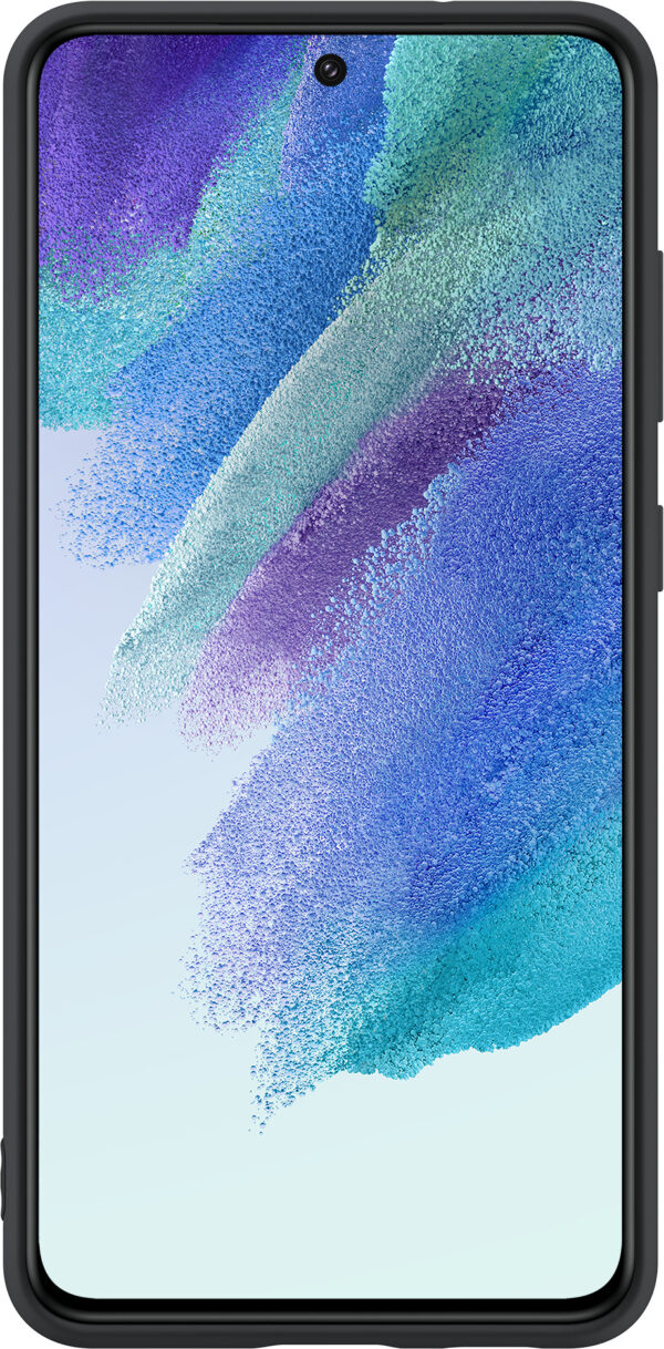 Coque Samsung en silicone Galaxy S21 FE Noir (EF-PG990TBEGWW) – Image 6
