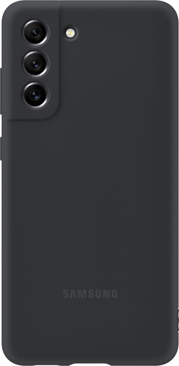 Coque Samsung en silicone Galaxy S21 FE Noir (EF-PG990TBEGWW)