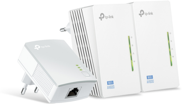 CPL TP-Link Extender AV600 2-port Powerline Wi-Fi Extender 3-pack KIT 600 Mbps (TL-WPA4220 TKIT) – Image 2