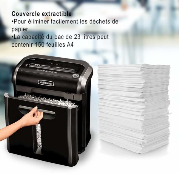 Déchiqueteuse Fellowes Powershred® 79Ci à Coupe Croisée (4679001) – Image 4