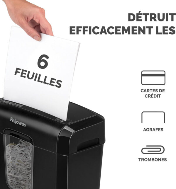 Destructeur Coupe Croisée Powershred® 6C (4686601) – Image 3