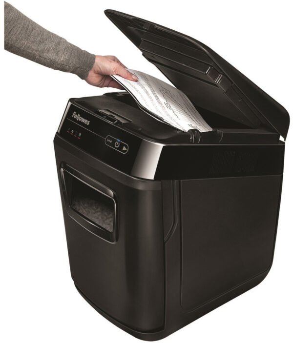 Destructeur de documents Fellowes AutoMax 200C Coupe croisée (4653601) – Image 3