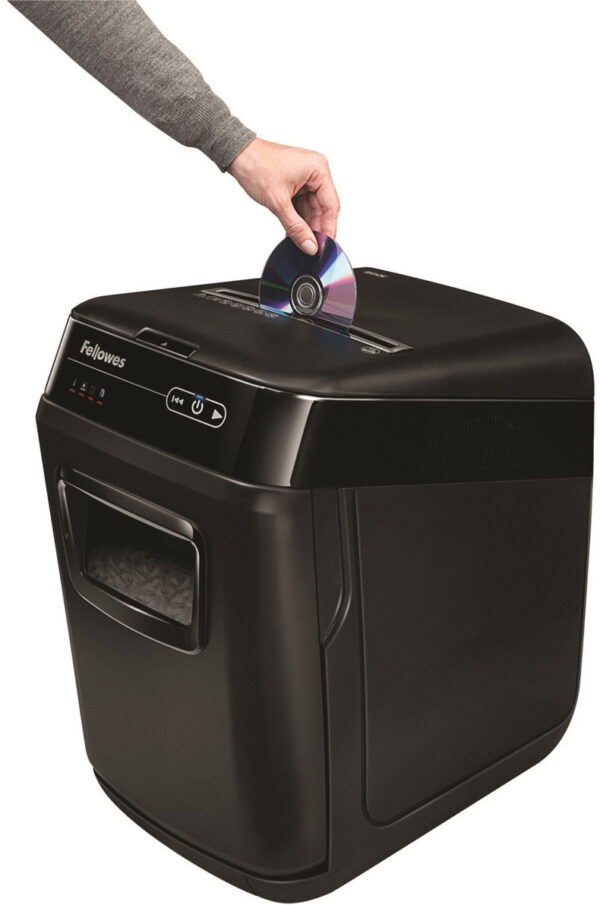 Destructeur de documents Fellowes AutoMax 200C Coupe croisée (4653601) – Image 4