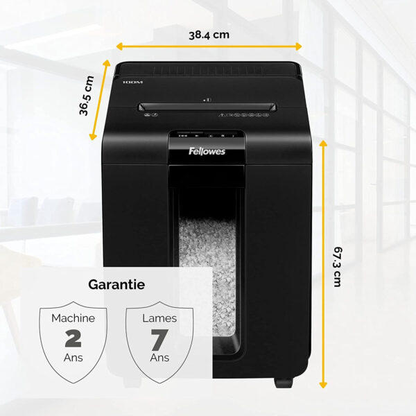 Destructeur Fellowes AutoMax™ 100M Mini-Cut (4629201) – Image 2