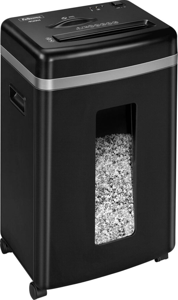 Destructeur Fellowes de documents Micro-confettis 450M (4074101) – Image 2