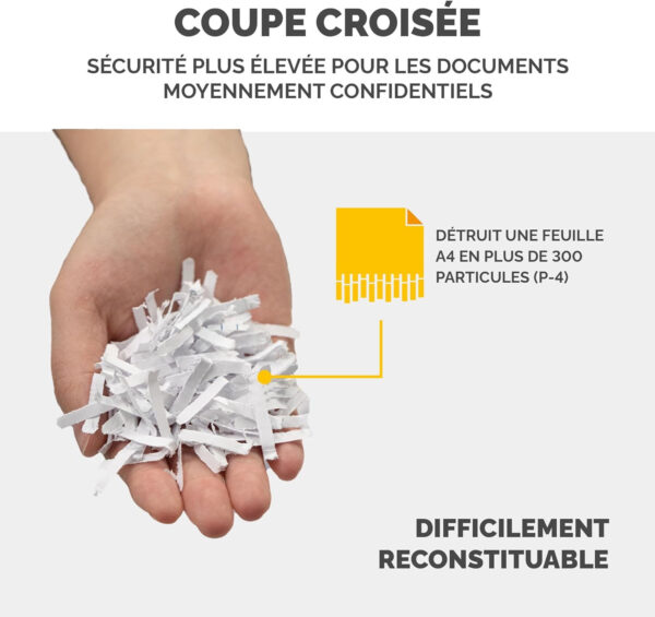 Destructeur Fellowes Powershred® 99Ci Coupe croisée (4691001) – Image 6