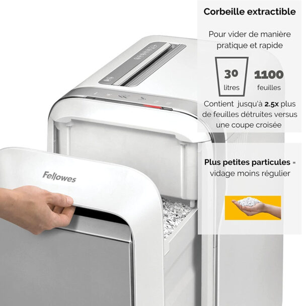 Destructeur Fellowes Powershred® LX221 microparticules (5050501) – Image 11
