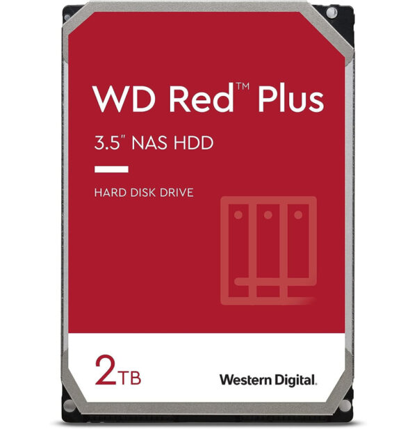 Prix Disque dur interne 3.5" Western Digital Red Plus 2 To pour NAS (WD20EFPX) -  - 