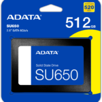Disque Dur interne SSD ADATA SU650 SATA 2.5" 512 Go (ASU650SS-512GT-R)