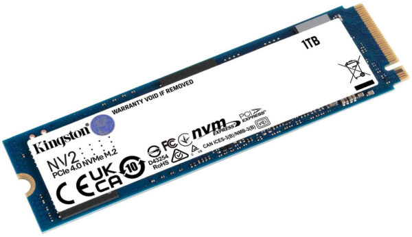 Disque Dur interne SSD Kingston NV2 M.2 2280 PCIe Gen4 x4 NVMe 1 To (SNV2S/1000G) – Image 2