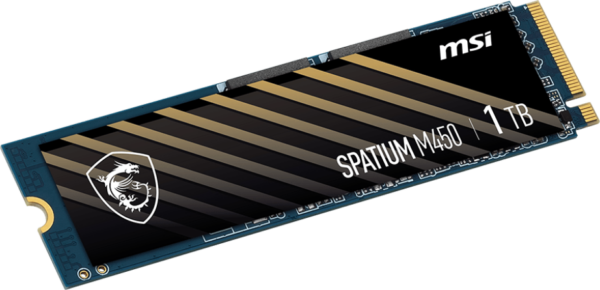 Disque Dur interne SSD MSI Spatium M450 PCIe 4.0 NVMe M.2 1To (S78-440L980-P83) – Image 4