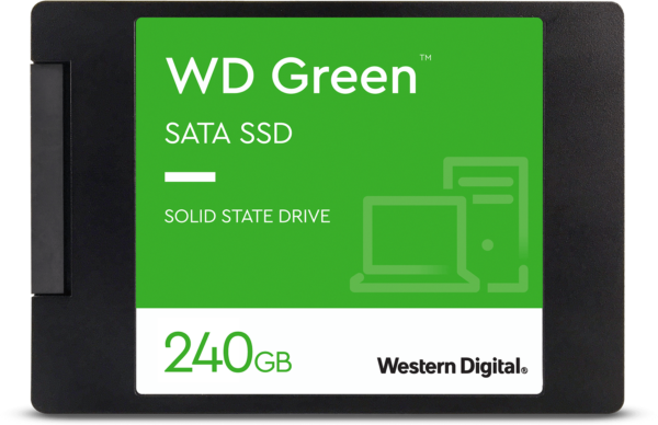Disque dur interne SSD WD Green SATA 2.5" 240 Go (WDS240G3G0A-00BJG0)