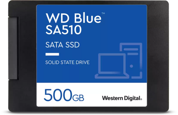 Disque dur interne SSD WD Blue SA510 SATA 2.5" 500 Go (WDS500G3B0A)