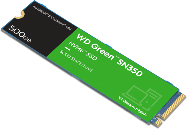 Disque dur interne SSD WD Green SN350 M.2 2280 PCIe Gen3 x4 NVMe 500 Go (WDS500G2G0C) – Image 3