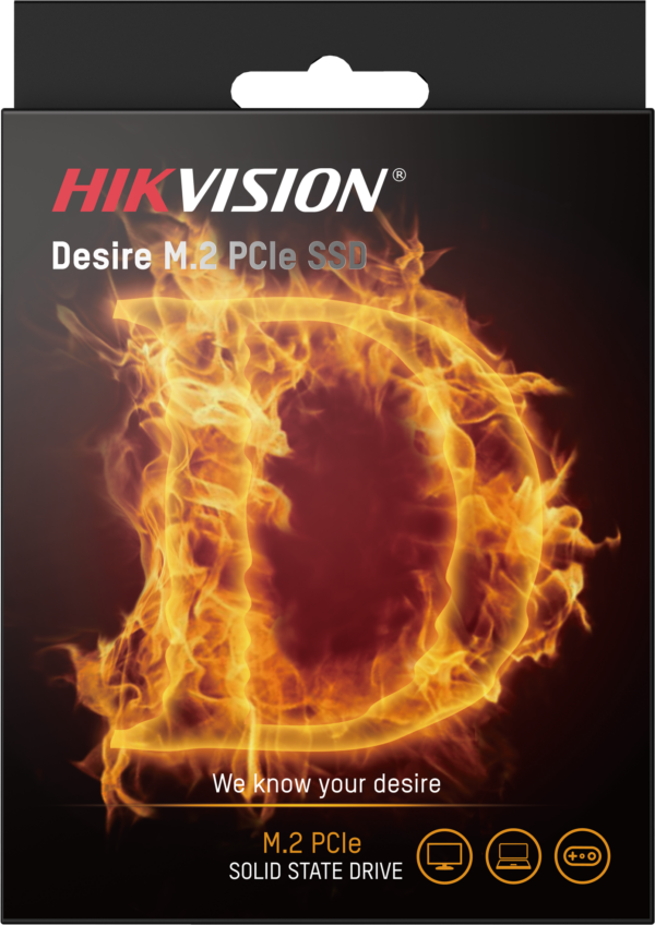 Disque dur interne SSD Hikvision Desire(P) M.2 2280 PCIe Gen3 NVMe 128 Go (HS-SSD-DESIRE-P-128G) – Image 2