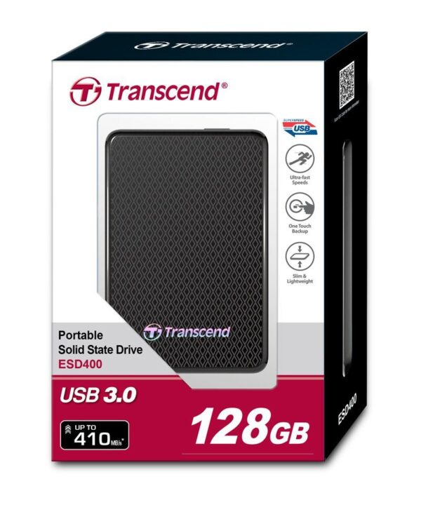 Prix Disque dur SSD portable Transcend 128 GB USB 3.0 External Solid State Drive -  -  – Image 5