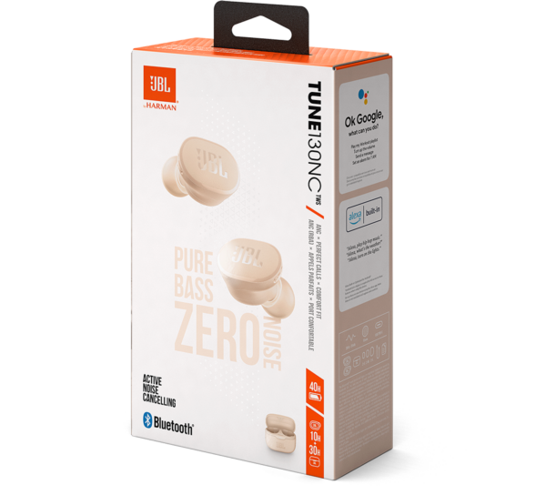 Prix Écouteurs Bluetooth JBL Tune 130 NC TWS - Beige (JBLT130NCTWSSAN) -  899.00 -  899.00 – Image 9