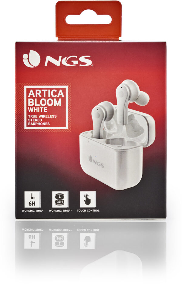 Prix Écouteurs Bluetooth intra NGS Artica Bloom White (ARTICABLOOMWHITE) -  130.00 -  130.00 – Image 7