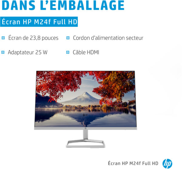 Prix Écran 23,8" Full HD HP M24f (2D9K0AS) -  -  – Image 7