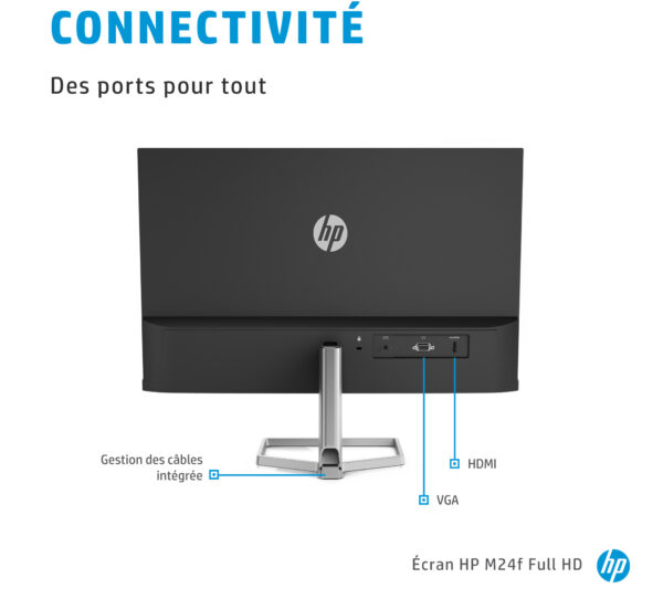 Prix Écran 23,8" Full HD HP M24f (2D9K0AS) -  -  – Image 9