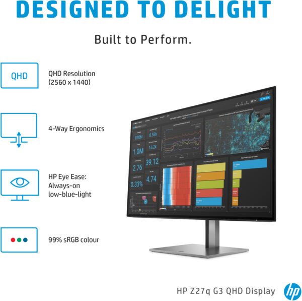 Prix Écran 27" QHD HP Z27q G3 (1C4Z7AA) -  -  – Image 7
