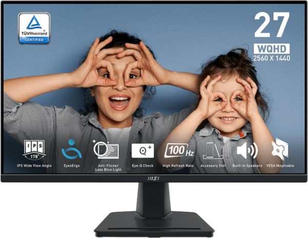 Écran 27" WQHD MSI Pro MP275Q (9S6-3PC3CM-026)