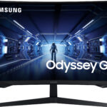 Écran gaming incurvé 32" WQHD Samsung Odyssey G5 - Courbure 1000R (LC32G55TQBUXEN)