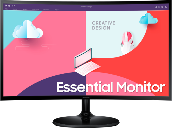 Écran incurvé 27" Samsung Essential Curved Monitor S3 (LS27C360EAMXZN) – Image 14