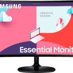 Écran incurvé 27" Samsung Essential Curved Monitor S3 (LS27C360EAMXZN)