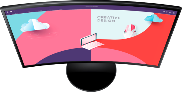 Écran incurvé 27" Samsung Essential Curved Monitor S3 (LS27C360EAMXZN) – Image 7
