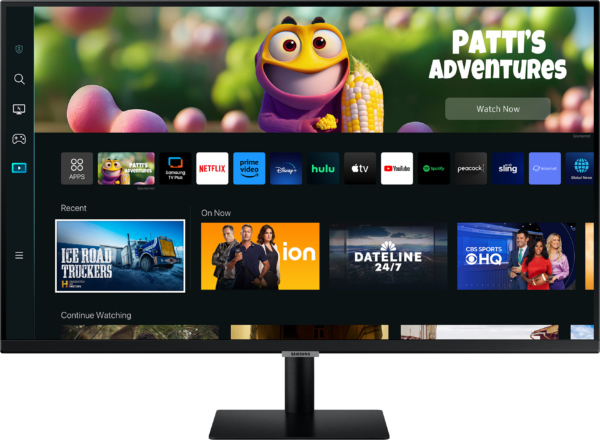 Écran intelligent 27" Samsung M5 avec télécommande (LS27CM500EMXZN) – Image 2