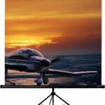 Écran de projection portable sur trépied 175 x 175 cm - Blanc Mat - ORAY SCREEN