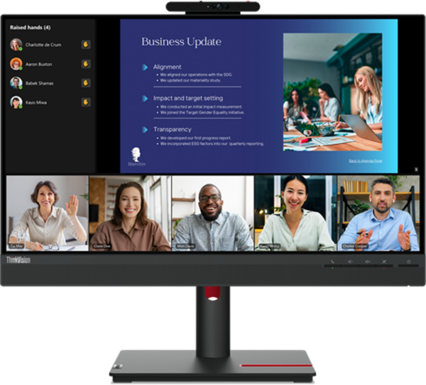 Écran Plat 24" Lenovo ThinkVision T24v-30 (63D8MAT3EU)