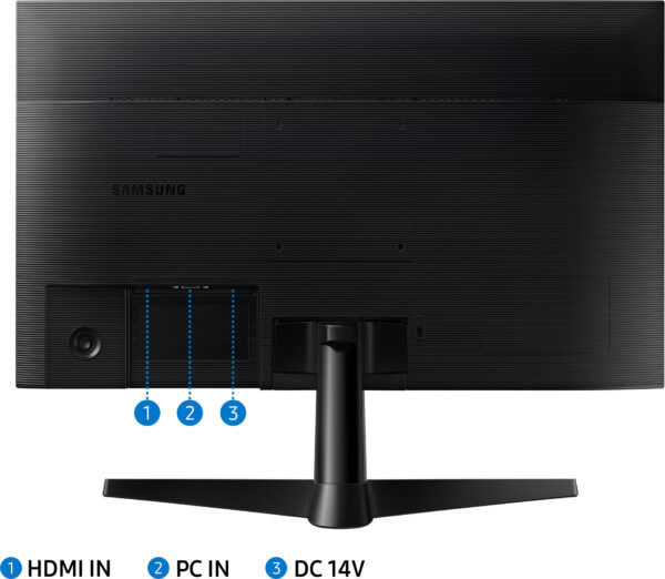 Écran 24" Full HD Samsung design sans bords (LF24T350FHMXZN) – Image 2