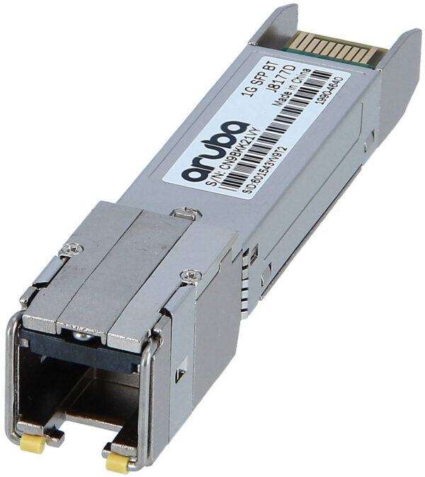 Émetteur-récepteur Aruba 1G SFP RJ45 T 100m Cat5e (J8177D) – Image 2